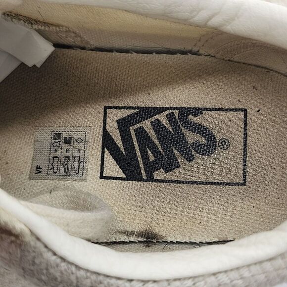 Vans Old Skool Woven Sneakers Marshmallow Snow Shoes Size 8.5 Women's 7 Men's - Picture 12 of 16